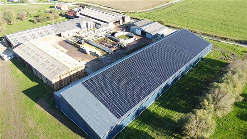 Une centrale photovoltaïque de 500 kWc - GAEC Du Wattelot