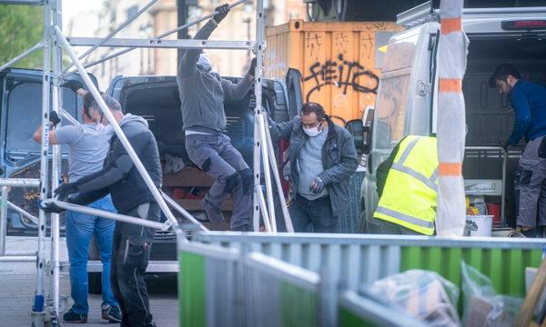 Travaux à Paris.