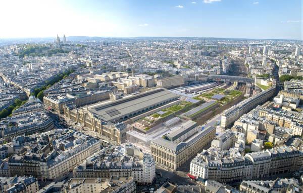Projet de réaménagement de la gare du Nord.