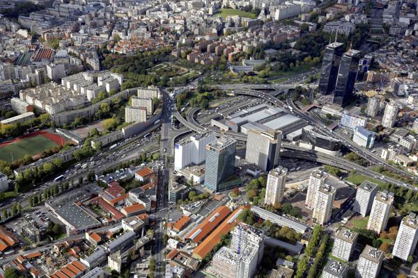 Quartier Porte de Bagnolet.