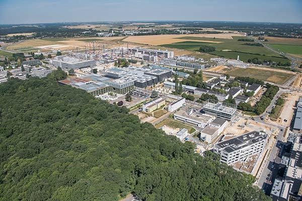 Vue aérienne du quartier du Moulon à Gif-sur-Yvette. © Epaps