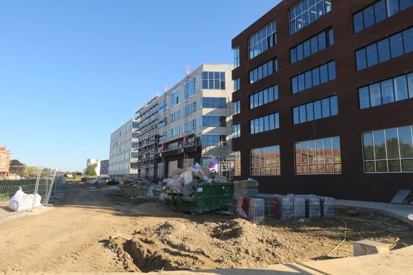 Chantier de l'écocampus de Vitry.