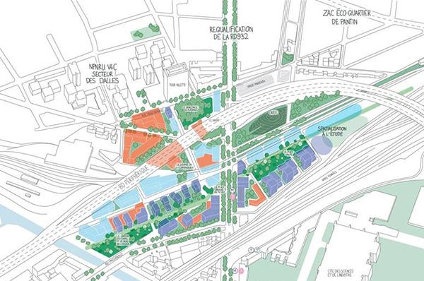 Projet d'aménagement de la Porte de la Villette