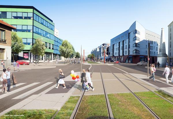 Future ligne du prolongement du tramway T7. © IDFM