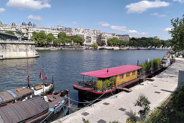 La Seine à Paris.