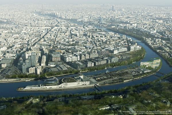 Vue de l'Ile Seguin. © DR