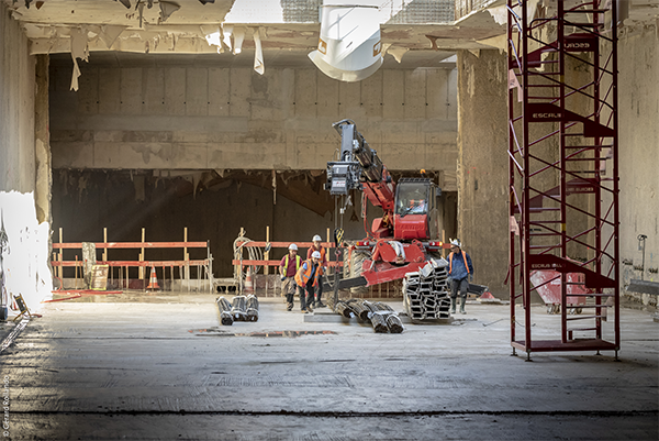 Travaux en gare de Noisy-Champs. © SGP/Rolando