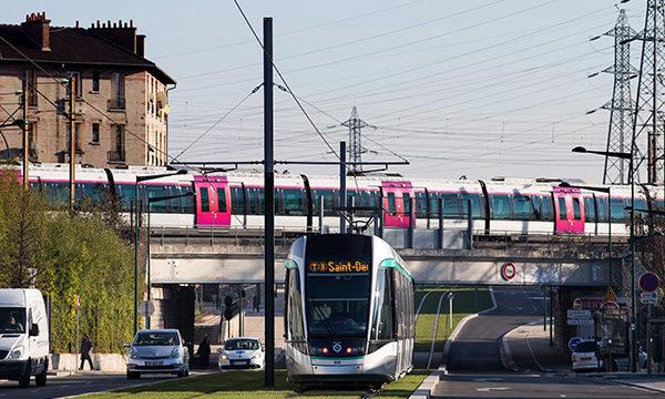 Le T8 sera prolongé entre Saint-Denis Porte de Paris et Rosa Parks.© C.Recoura