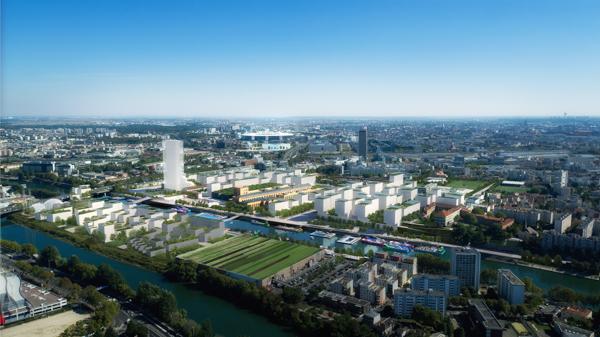 Vue du futur Village olympique ©Paris2024