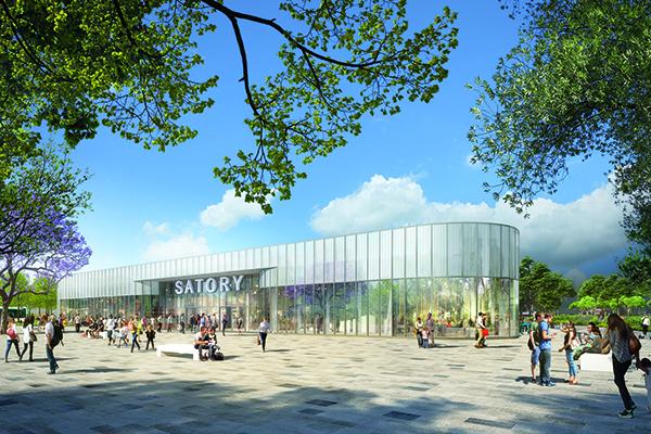 Future gare de Satory sur la ligne 18.