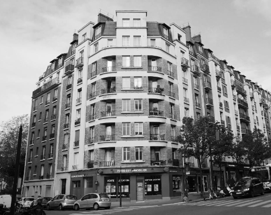 Immeuble Paris habitat rue Vellefaux.