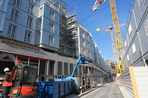 Travaux de l'atelier Vaugirard. 