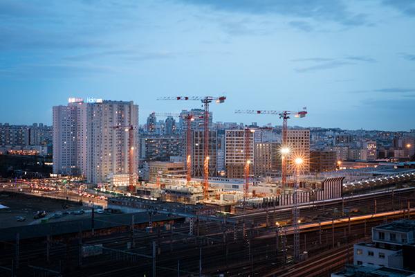 Travaux en cours sur le quartier de Chapelle international. © Espaces ferroviair