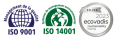 ISO 9001 / ISO 14001 / ECOVADIS