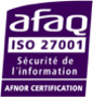 ISO 27001 - Sécurité de l'information (AFNOR CERTIFICATION)